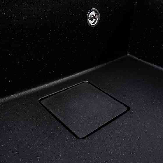 Гранітна мийка VALESO SHERLIT 6050 матова Чорний металік Коломия