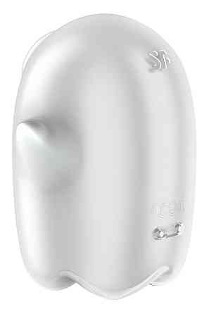 Вакуумный вибратор Satisfyer Glowing Ghost светится в темноте, белый, 8.4 см Sex Aura Киев