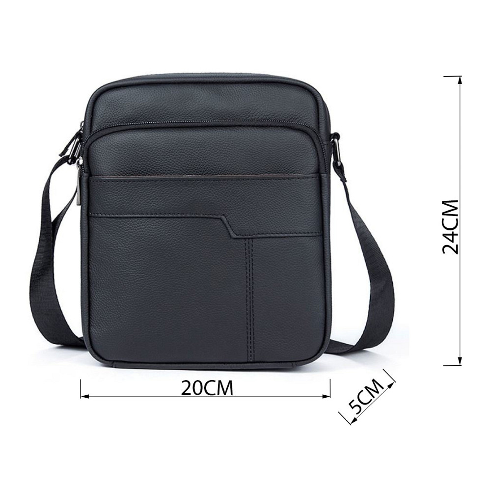 Сумка мужская флотар Vintage 14743 Черная Киев - изображение 8