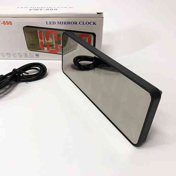 Настільний годинник з led підсвіткою VST-898-1, Розумний настільний годинник, OL-857 Годинники електронні Київ