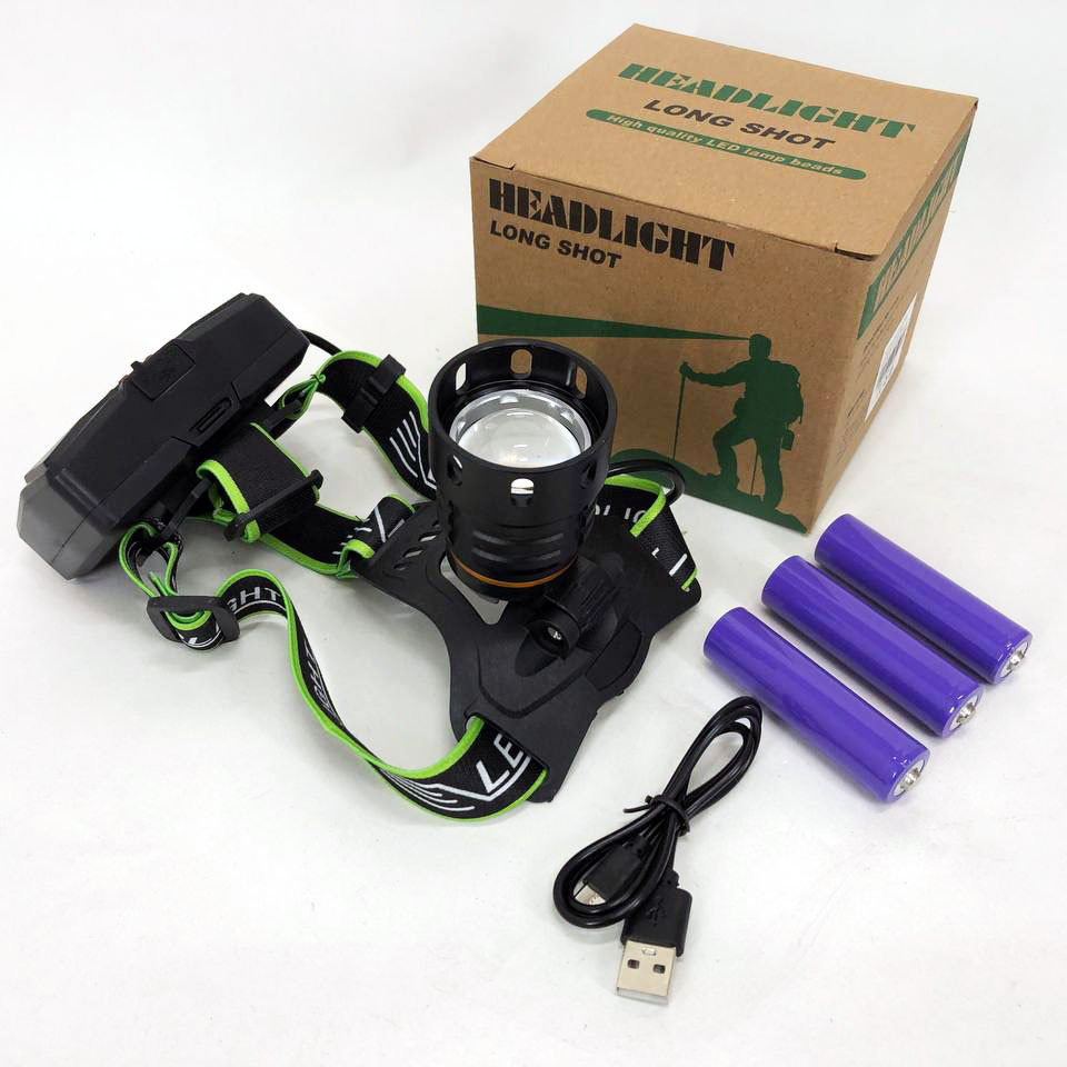 Фонарь на голову для рыбалки Police BL-A14-3-P90, Фонарик на голову для роботы, Налобный GU-883 фонарь яркий Киев - изображение 8