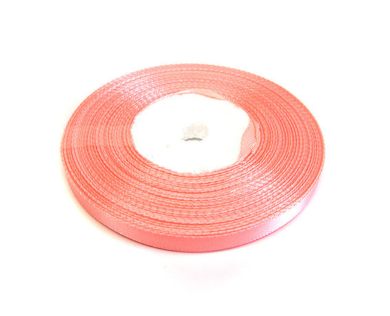 Стрічка атласна 7 мм рожева 23 м Київ - фото 1