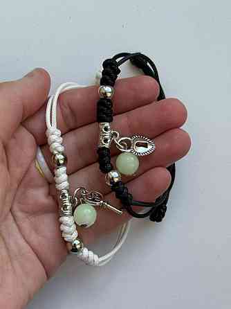 Парные браслеты «Замок и ключ» – светятся в темноте Киев