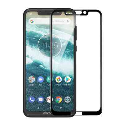 Стекло защитное PowerPlant Full screen Motorola One Power, Black (GL606290) Винница