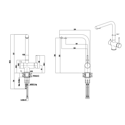 Смеситель Interline Storm new Sateen Винница - изображение 8