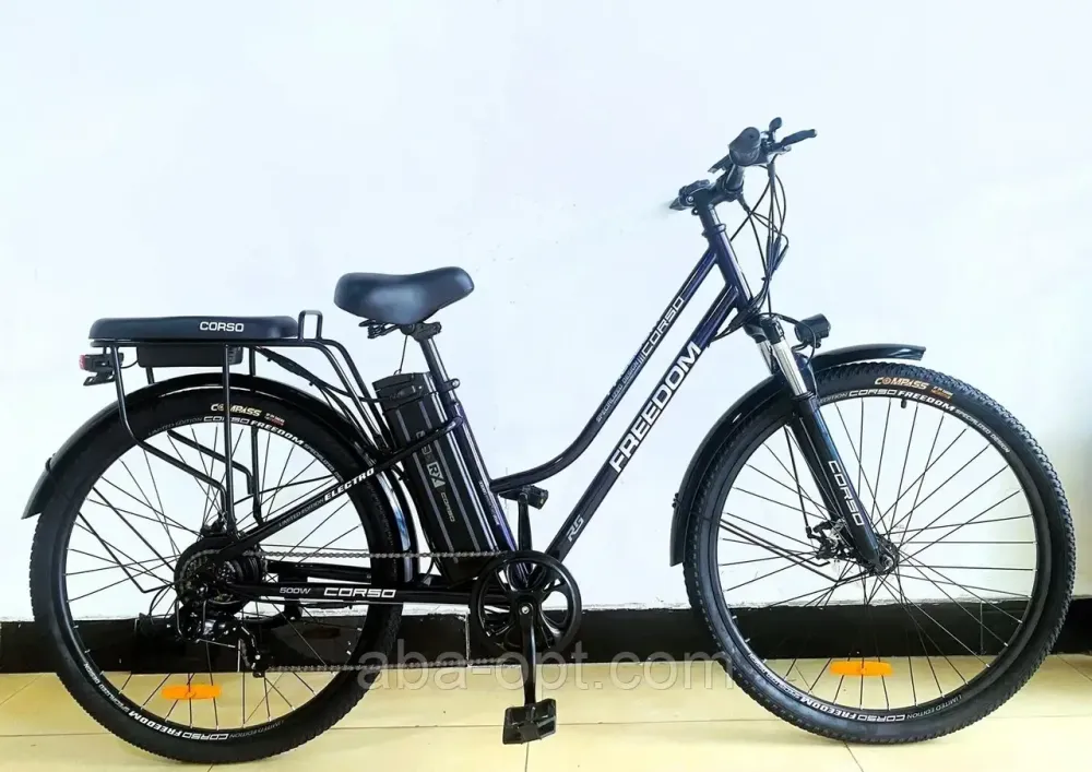 ЭЛЕКТРОВЕЛОСИПЕД CORSO Freedom 500W-48V-13Ah Lition шины 29