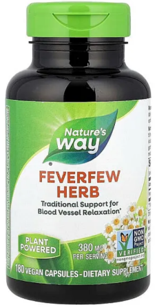 Піретрум дівочий 380 мг Nature's Way Feverfew Herb 100 капс Київ