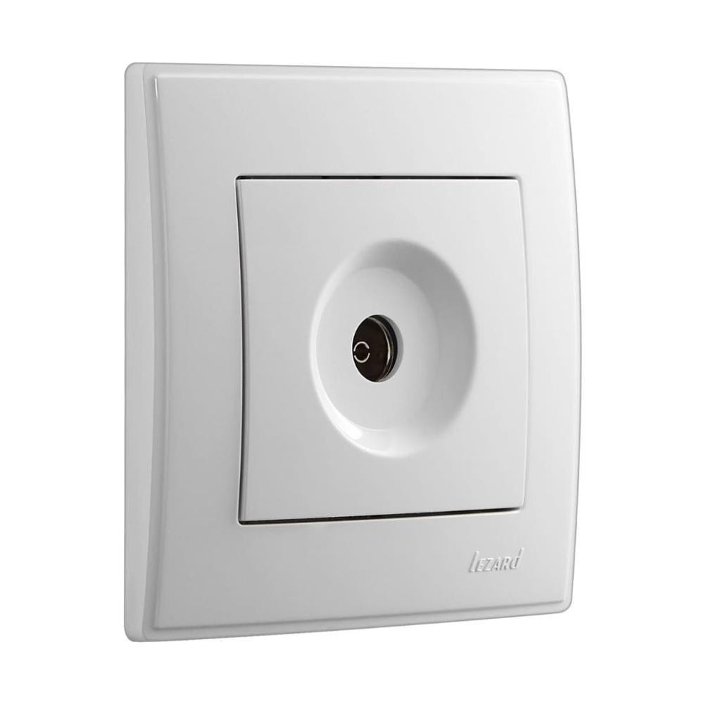 LESYA Розетка ТВ прохідна білий Lezard Харків - фото 1