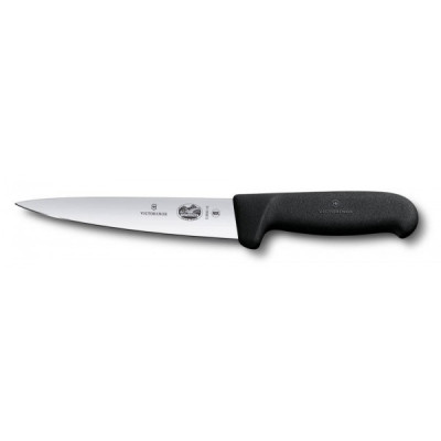 Кухонный нож Victorinox Fibrox Sticking 16 см Black (5.5603.16) Винница - изображение 1