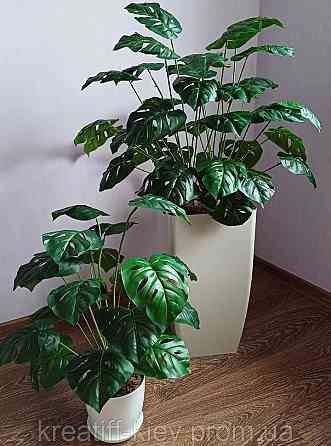 Штучний великий кущ монстери  із латексу Дніпро