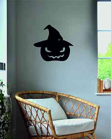 Декоративне настінне Панно «Хеллоуїн — гарбуз», Декор на стіну 70*64 см Київ