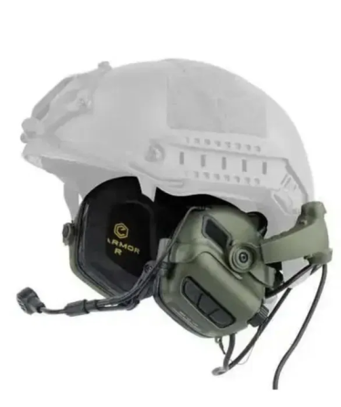 Комплект активные наушники Earmor M32(x) + крепление чебурашки M16C (Оливковый) Винница - изображение 7