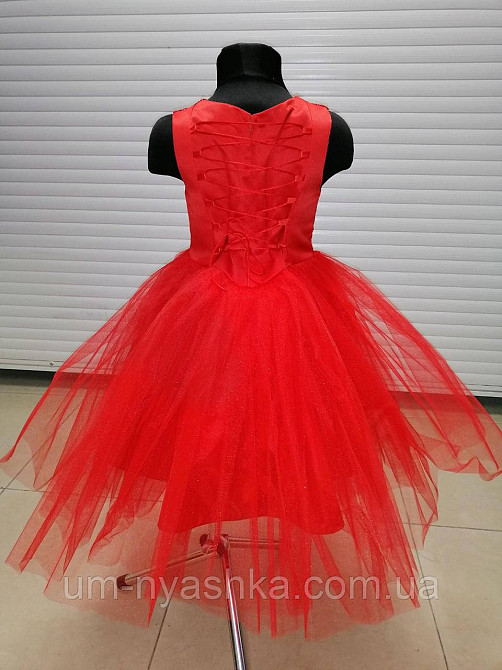 Детское нарядное платье с блестками красное Кривой Рог - изображение 9