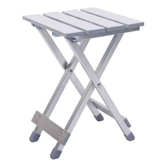 Складний стіл і 4 стільці для пікніка та відпочинку, сірий Київ