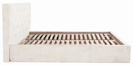 Кровать Двуспальная Bristol Comfort 180 х 190 см Мисти Milk С подъемным механизмом и нишей для белья Бежевый Киев
