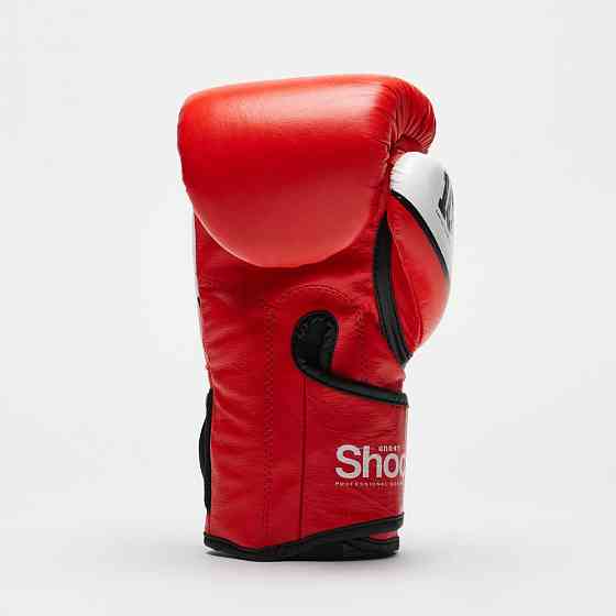 Боксерські рукавиці Leone GN047 SHOCK Red 12 унцій (бинти 4 м. в комплекті) Каменское