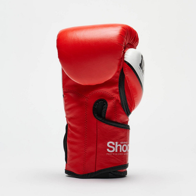 Боксерські рукавиці Leone GN047 SHOCK Red 12 унцій (бинти 4 м. в комплекті) Кам'янське - фото 4