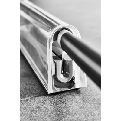 Кухонный нож Tefal Eversharp, 16.5см, з чохол-точило нержавіюча сталь, чорний (K2569004) Винница - изображение 5