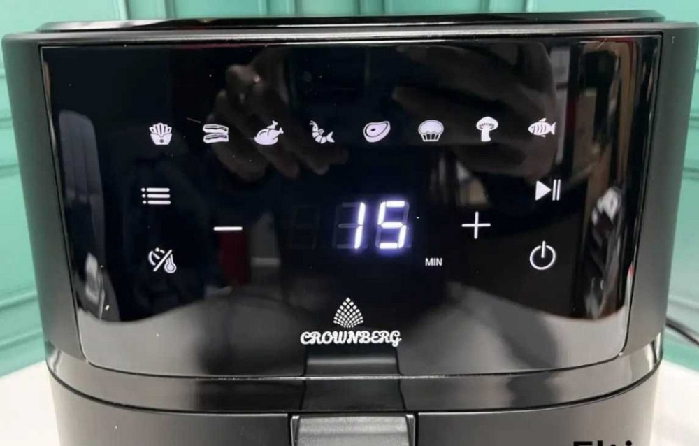 Аэрогриль аэрофритюрница мультипечь Crownberg CB 5543 1500Вт, чаша-4л. Киев - изображение 2