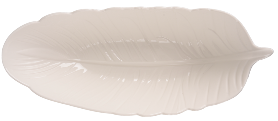 Блюдо LED Deep Leaf White, 35х14х8 см (7133189) Київ