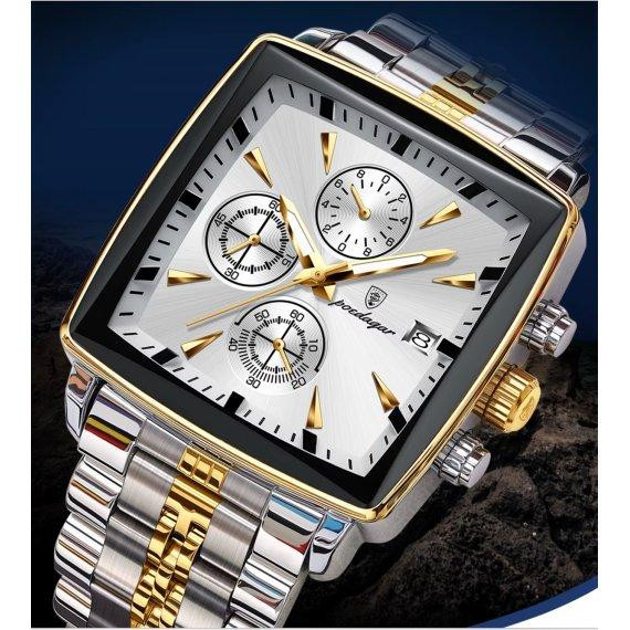 Чоловічий наручний годинник Poedagar Parus (Сріблястий) Київ - фото 3