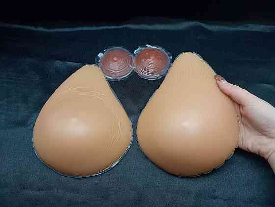 Реалістичні силіконові груди IVITA розмір D / 110A / 105B / 100C 18.5*14.3*5.2см Луцьк