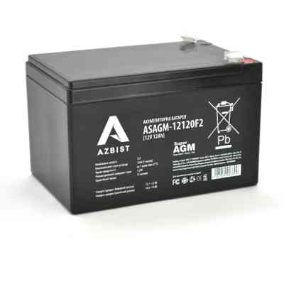 Батарея до ДБЖ AZBIST 12V 12 Ah Super AGM (ASAGM-12120F2) Вінниця