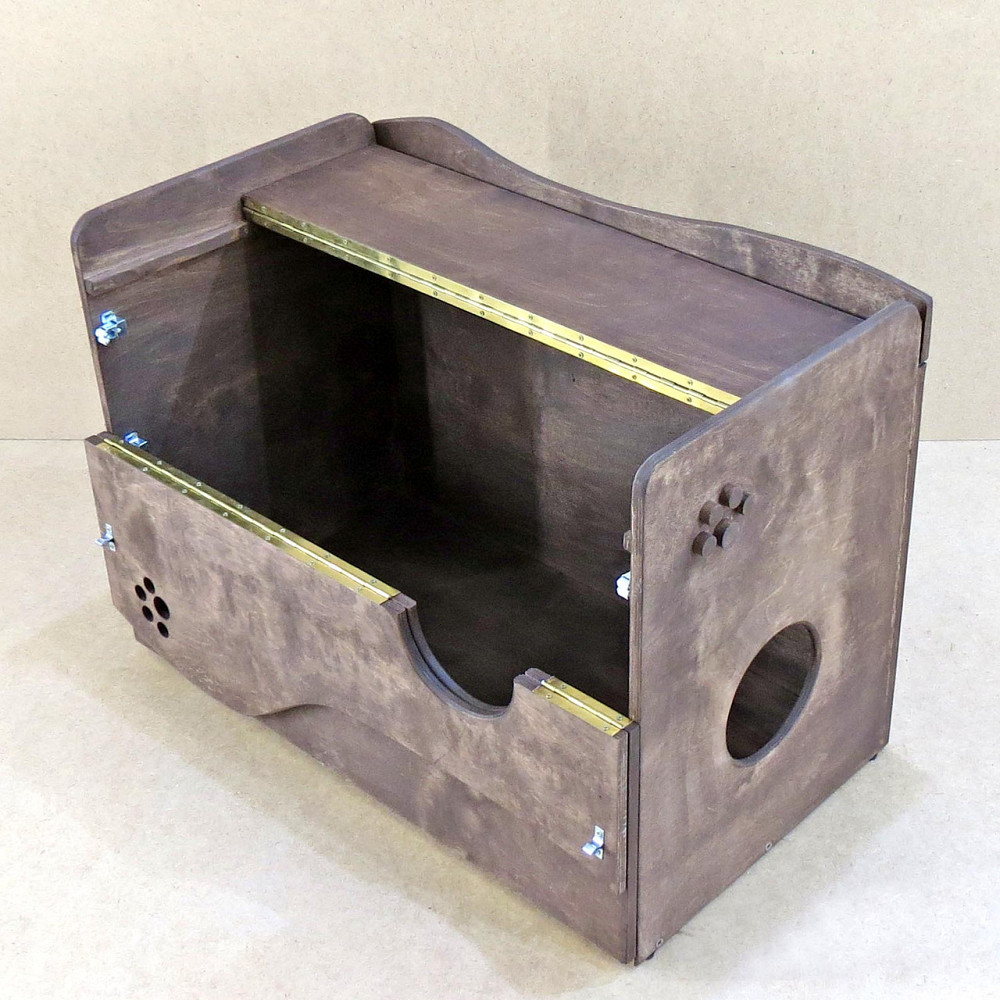 Будиночок для кішки "Вальтер" капучино Миколаїв - фото 8