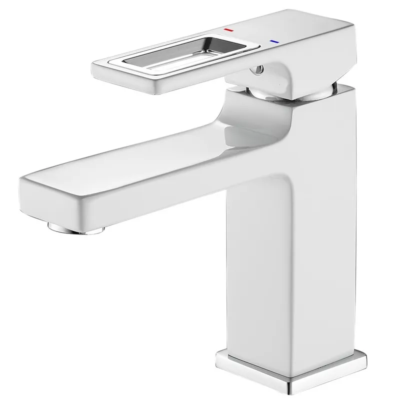 Смеситель для умывальника Mixxus Premium DANTE 001 NUT White-Chrome, стильный и надежный Харьков - изображение 1