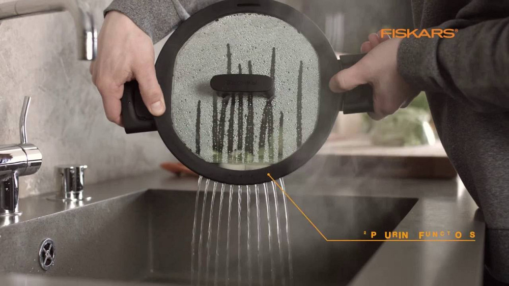 Кастрюля 3,5л fiskars hard face hardtec superior ø 22 см, черная (1020875) Нововолынск - изображение 6