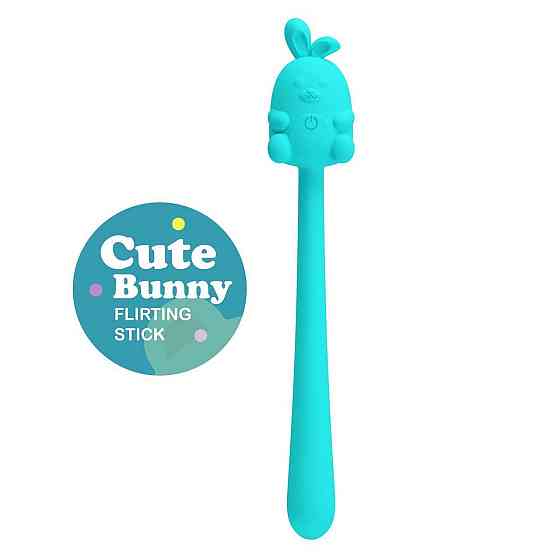 Вібратор CUTE BUNNY, Flirting Stick, 7 vibration functions, Magnetic USB charging Sex Aura Київ