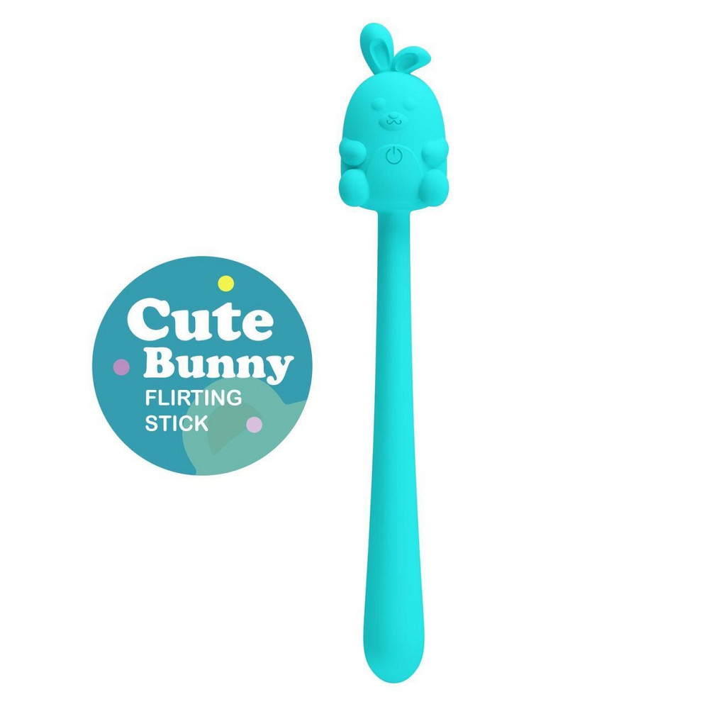 Вібратор CUTE BUNNY, Flirting Stick, 7 vibration functions, Magnetic USB charging Sex Aura Київ - фото 2