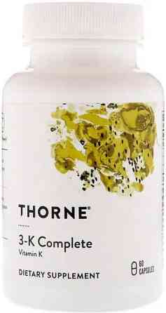 Витамин К1 и К2 Thorne3-K Complete 60 кас Киев