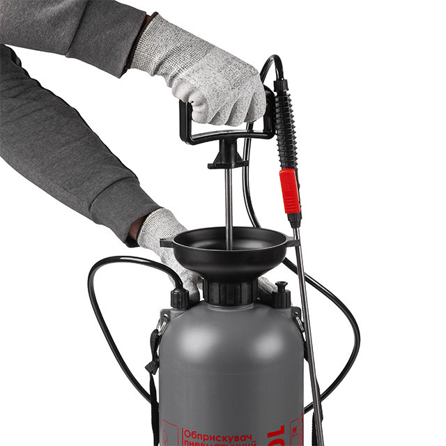 Обприскувач пневматичний ручний, 10 л INTERTOOL FT-9007 Киев - изображение 8