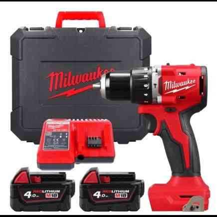 Дрель-шуруповерт аккумуляторная ударная бесщеточная Milwaukee M18 BLPDRC-402C 18 В, 60,5 Н·м, 2 АКБ 4 А·ч Киев
