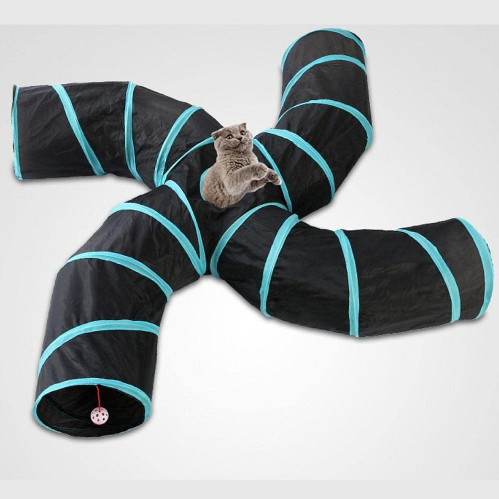 Игровой складной тоннель для кошек с игрушкой Киев - изображение 4