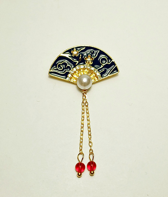 Брошка у східному стилі Віяло Київ - фото 1