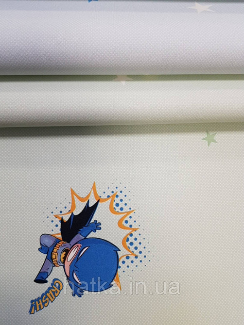 Обои виниловые на флизелине AdaWall Ada Kids метровые детские герои комиксы лига справедливости на салатовом Киев - изображение 1