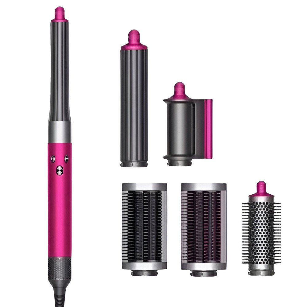 Мультистайлер для волос Airwrap с 6 насадками, розовый Киев - изображение 7