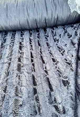 Тканина/опт/ хутро каракуль чорний — від 3 м Київ