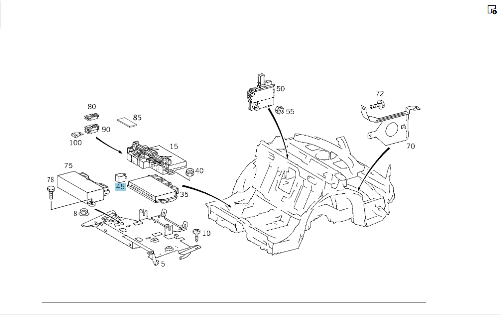 Mercedes-Benz  A0025421819 Реле CL C215 S-class short W220 S-class long V220 Одесса - изображение 2