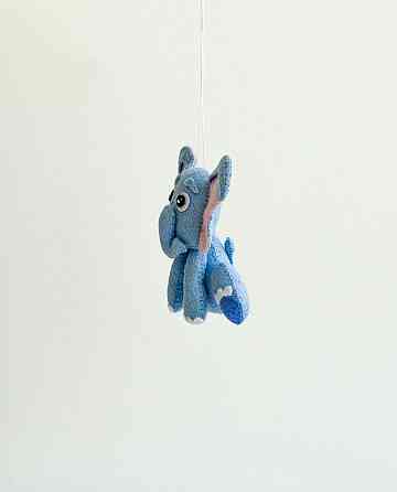 М’яка фетрова іграшка слон ручної роботи – безпечна розвиваюча іграшка Київ