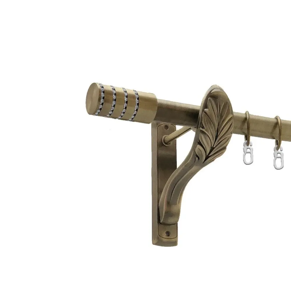 Карниз Orvit Барамелла металевий однорядний ретро Антик 25 мм 160 см (4224641) Львів - фото 1