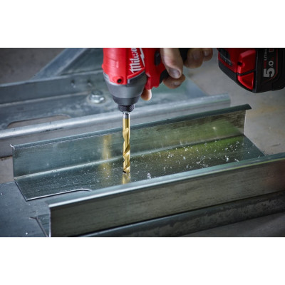 Свердло Milwaukee по металу RedHEX HSS-G TiN, 4,0 мм, (2шт) (48894708) Вінниця - фото 4