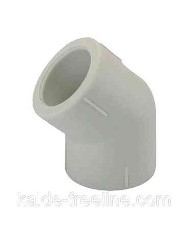 Поліпропіленове коліно (Кут) Koer ∅ 20х45° Харків