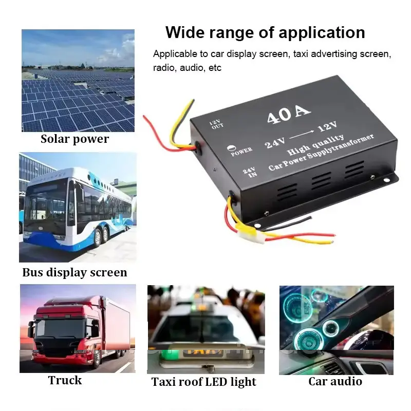Автомобільний перетворювач DC24-12 40A Вінниця - фото 5