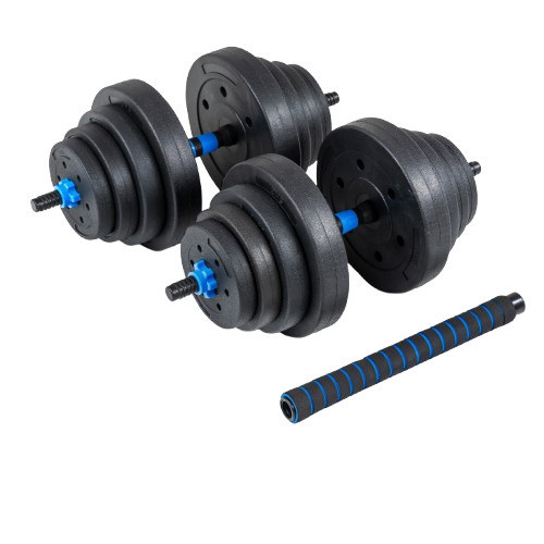 Гантели разборные битумные THUNDER GYM-03 с соединителем для штанги, 2 х 20 кг Киев - изображение 2