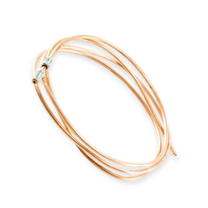 Трубка іномарка мідна d=10 (4,5м) гальмівна Мукачево - фото 1