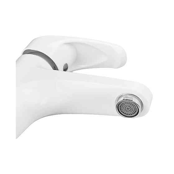 Змішувач для умивальника Plamix Fidel-001 White з підводом (PM0659) Харків