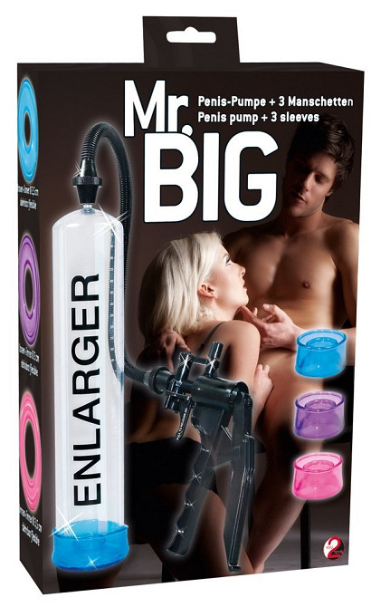 Мужская помпа - Mr. Big 3 Sleeve System Pump Sex Aura Киев - изображение 9